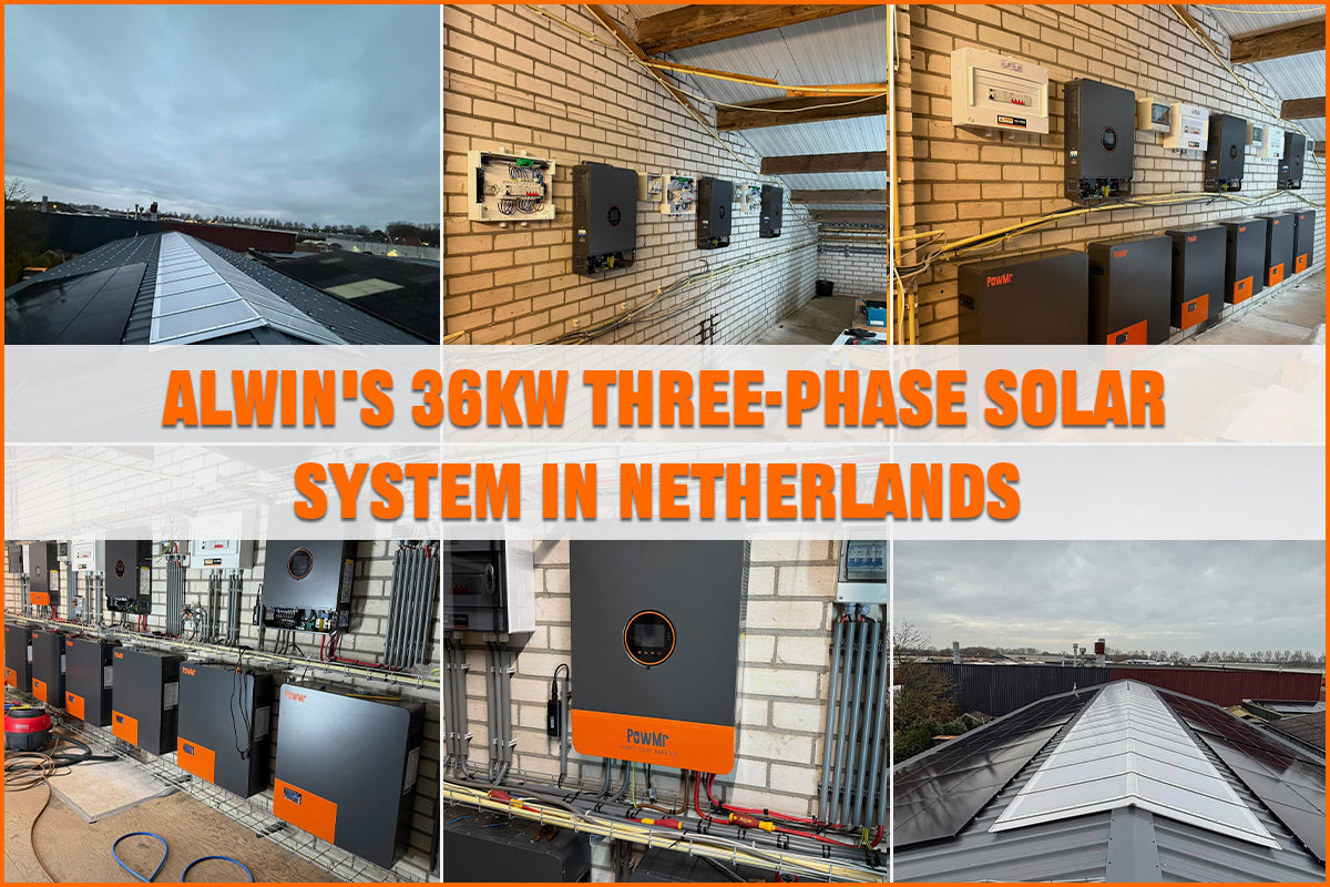 Alwin Aleven’s 36kW Three-Phase Solar System in Netherlands